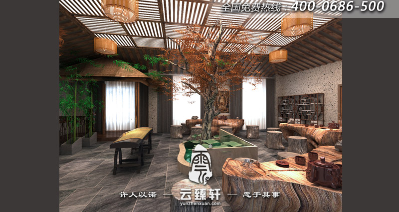 有品味茶莊設(shè)計效果圖