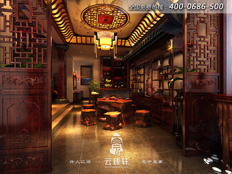 茶館室內(nèi)設計圖片